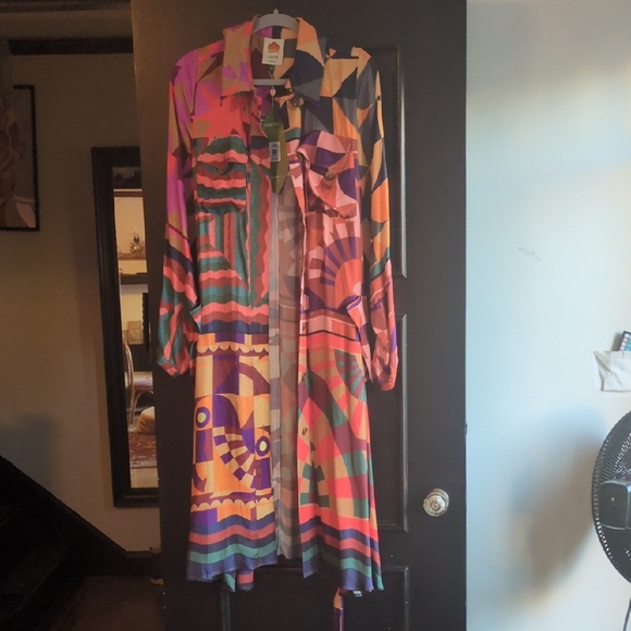 FARM Rio Graphic Scarves Shirtdress - Picture 5 of 7